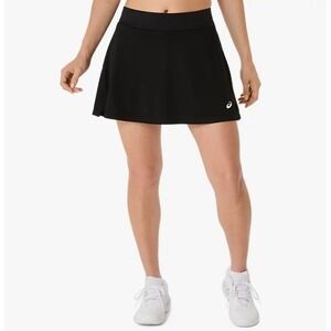 ASICS Skort‎ Black Sports Athletic Tennis Gym Running Skirt Women's Large NWT